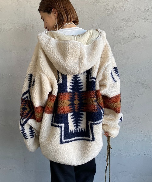 PENDLETON（ペンドルトン） ジップアップブルゾン L アイボリー