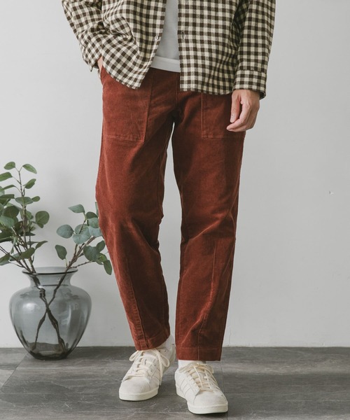 「URBAN RESEARCH DOORS」 コーデュロイパンツ MEDIUM ネイビー メンズ_画像4