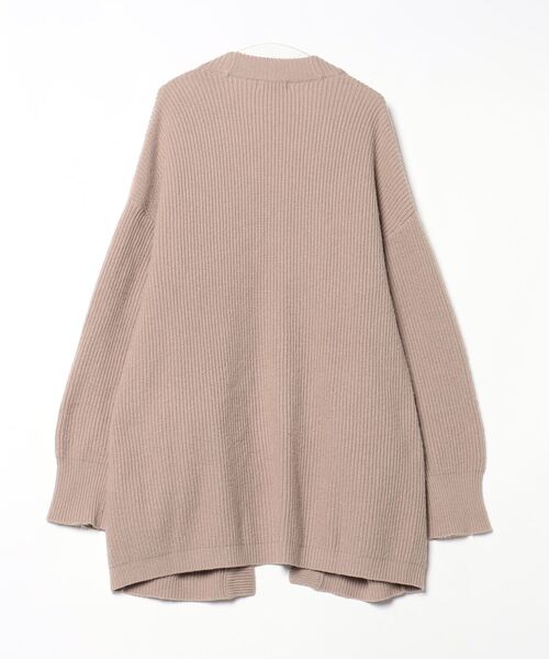 「NUMERALS」 ニットカーディガン M ベージュ メンズ_画像2