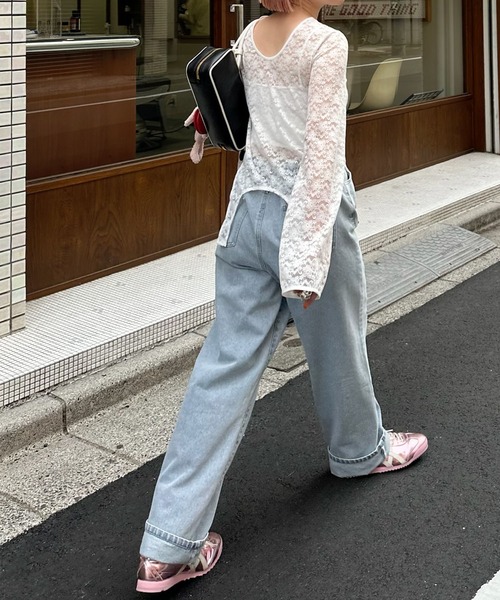 Alley Tokyo ワイドパンツ ジーンズ デニム デニムパンツ キラキラビジュー ハートデニム レディース ZOZOTOWN Yahoo 店 - 通販 - Yahoo ショッピング