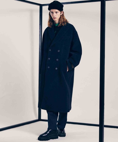 MAISON SPECIAL ネイビー チェスターコート size1 MAISON SPECIAL ネイビー チェスターコート size1