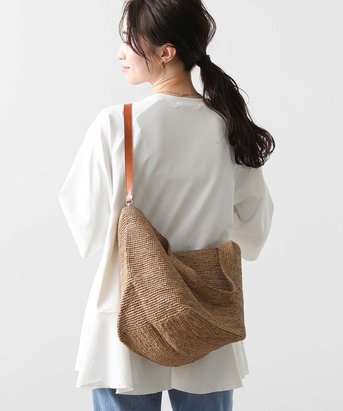 未使用　SOVANIラフィアトート Gready Brilliant（グレディブリリアン） トートバッグ SOVANI