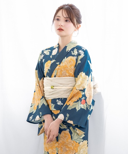 SOUBIEN（創美苑） 浴衣 「floro by SOUBIEN」浴衣2点セット（浴衣＋