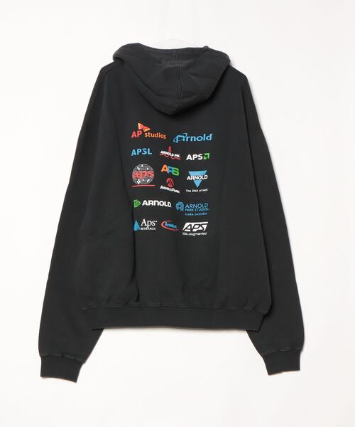 2AM パーカー ARNOLD PARK STUDIOS / SEMICONDUCTOR MULTI LOGO HOODIE