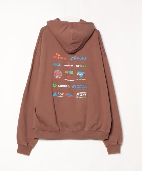 2AM パーカー ARNOLD PARK STUDIOS / SEMICONDUCTOR MULTI LOGO HOODIE