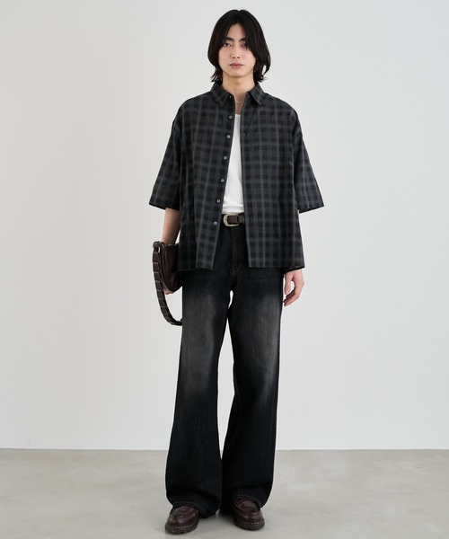 【美品】AUBERGE OMBRE DEMI オンブレチェック シャツ 38 美品】AUBERGE OMBRE DEMI オンブレチェック シャツ 38 爆買い，人気