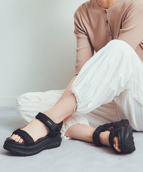 【美品】SHAKA シャカ　サンダル SHAKA サンダル 厚底 パフィ トングサンダル KHAZANA THONG EX