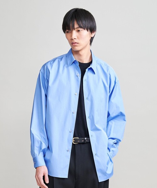 BEAUTY&amp;YOUTH UNITED ARROWS - 専用　美品　baserange ブルーシルクシャツ ax4133-21_1.jpg
