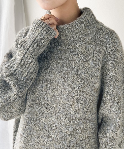 「classicalelf」 ニットワンピース X-LARGE ブラック レディース_画像5