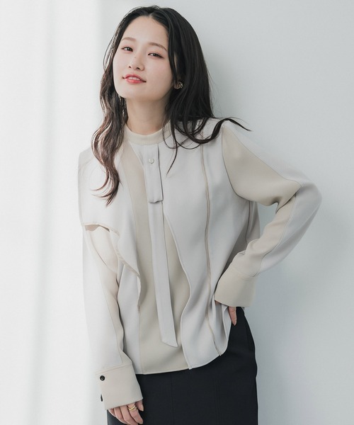 「UNITED TOKYO」 長袖ブラウス FREE ベージュ レディース UNITED TOKYO 「UNITED TOKYO」 長袖ブラウス FREE ベージュ