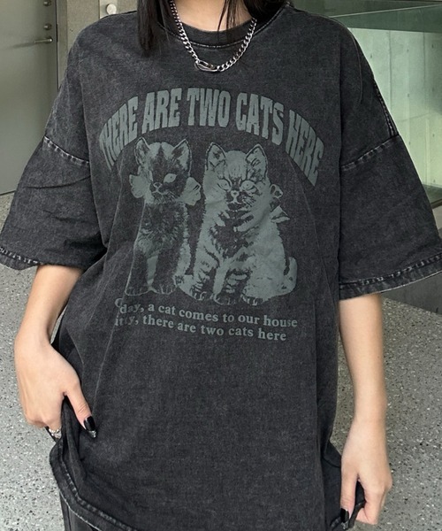 KsG tシャツ ヴィンテージキャットTシャツ レディース メンズ