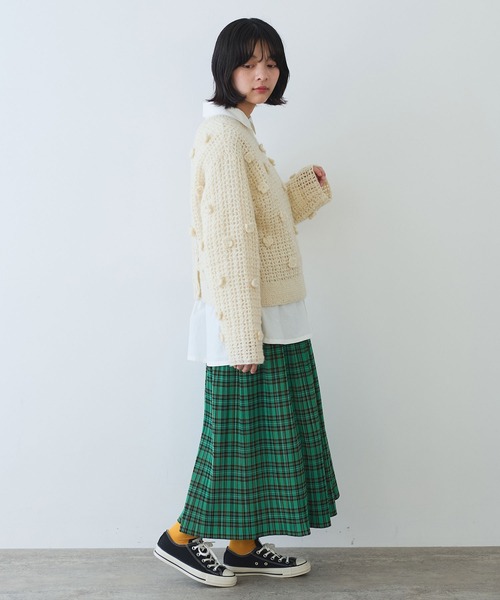 bulle de savon チェックプリーツスカート bulle de savon スカート タータンCHECK プリーツスカート