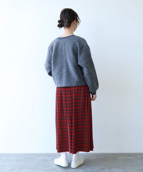 売約済み　専用　ビュルデサボン✨ タータンチェック柄ロングスカート　プリーツ bulle de savon（ビュルデサボン） ロング スカート タータンCHECK