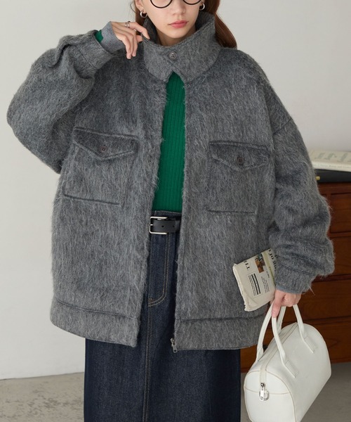 BONLECILL（ボンルシール） コート アウター マルチウェイシャギー