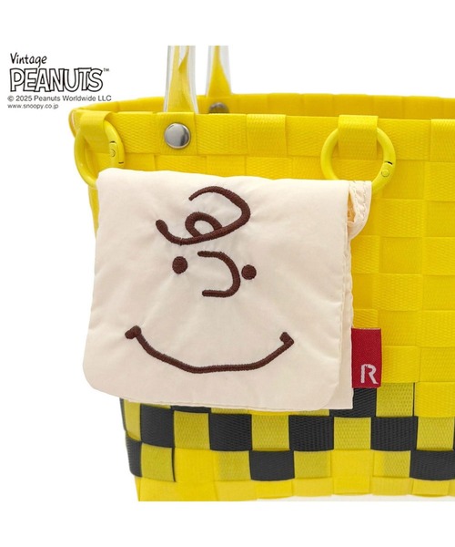 【ルートート】刺繍かごバッグ Vintage PEANUTS かごバッグ カゴバッグ ルートート / IP