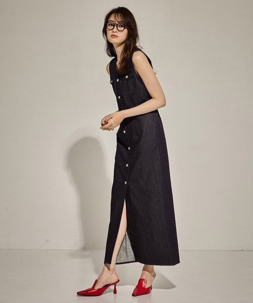 CLANE ワンピース CLANE ドレス 「CLANE/クラネ」2WAY JAQUARD ONEPIECE/2WAY
