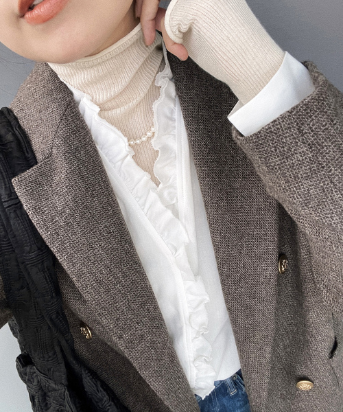 「IENA」 長袖シャツ 36 ホワイト レディース IENA 「IENA」 長袖シャツ 36 ホワイト レディース : ZOZOTOWN