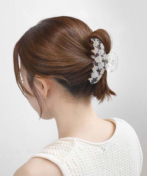ANEMONE（アネモネ） ヘアクリップ フラワー柄バンス : ZOZOTOWN Yahoo