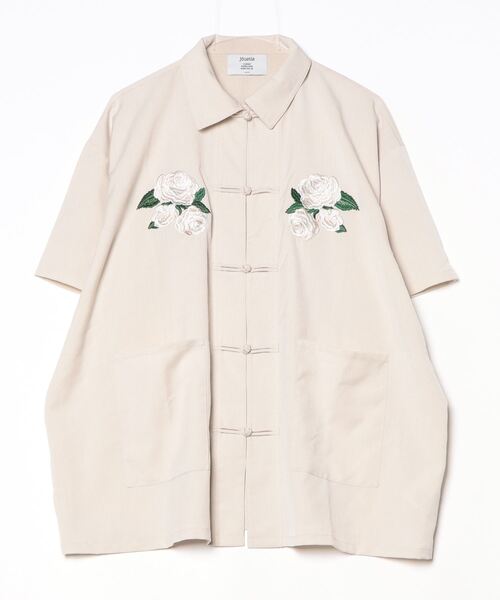 「jouetie」 半袖シャツ MEDIUM ベージュ レディース