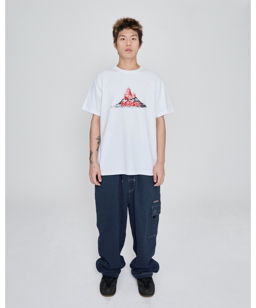 ★YESEYESEE★ Volcanic Eruption Tee White YS251TTSST12WHT yeseyesee® :: Volcanic Eruption Tee White