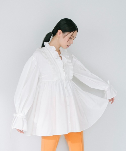 定価14000円 snidel スナイデル ノースリフリルチュニックワンピース SNIDEL SALE60%OFF スナイデル フリルオーバーワンピース
