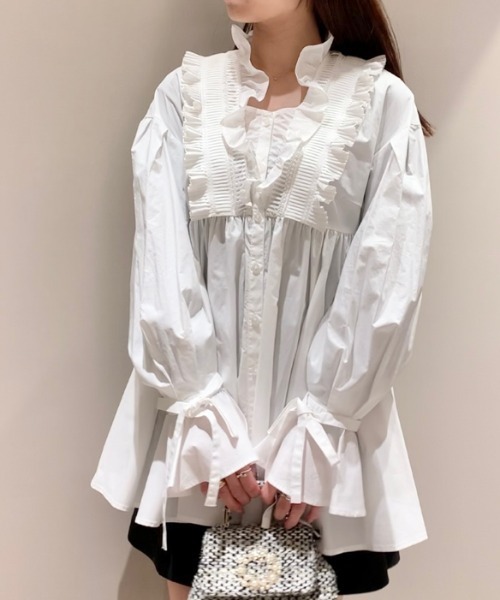 定価14000円 snidel スナイデル ノースリフリルチュニックワンピース SNIDEL SALE60%OFF スナイデル フリルオーバーワンピース