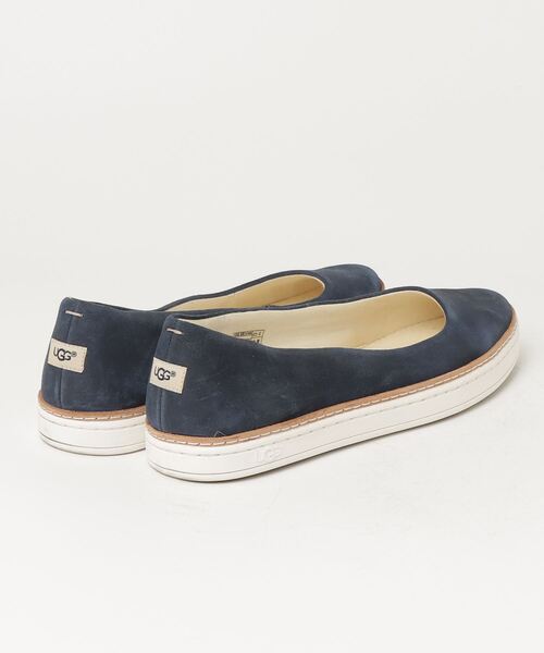 「UGG」 フラットパンプス 25.5cm ネイビー レディース