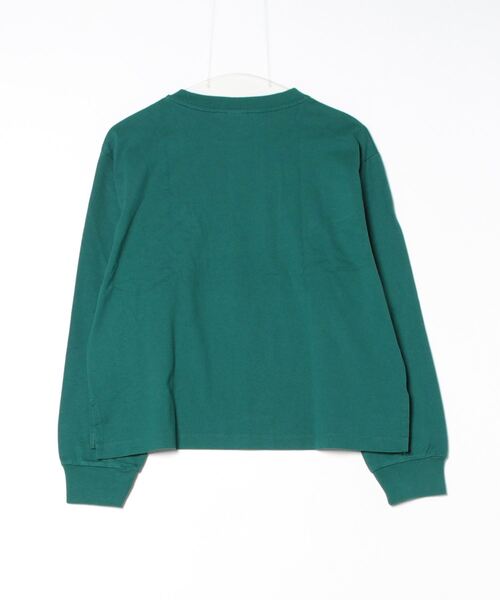 「Champion」 長袖カットソー L ダークグリーン レディース