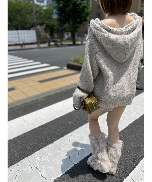 SNIDEL（スナイデル） ニット セーター ロービングニットフーディー