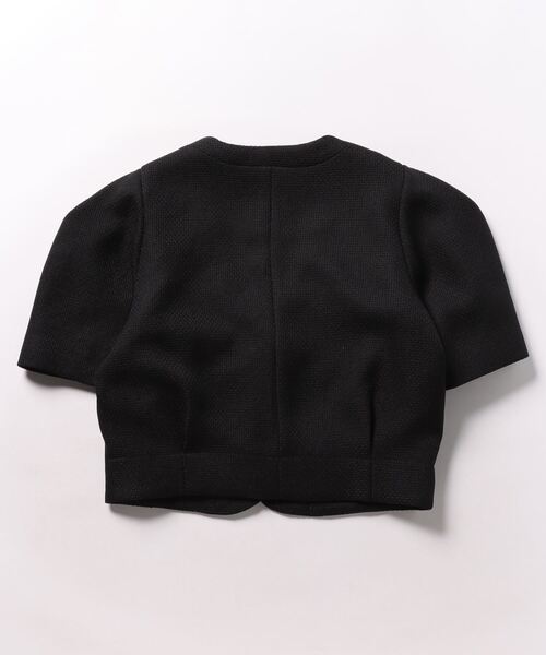 CHAROL（シャロル） ノーカラージャケット M ブラック レディース