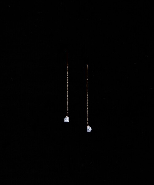 Firsthand（ファーストハンド） ピアス K10 ハートアメリカンピアス