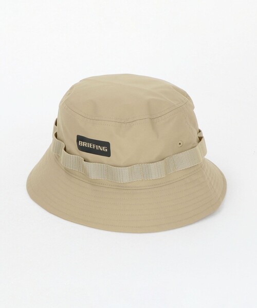 BRIEFING WIND AND SEAバケットハット ベージュ 新品タグ付き BRIEFING（ブリーフィング） 帽子 ハット 「BRIEFING」AW BOXLOGO