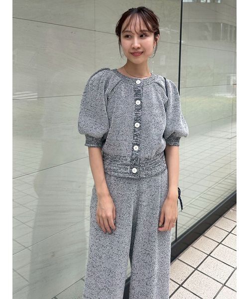 emmi パンツ ニットイージータックパンツ レディース : ZOZOTOWN Yahoo