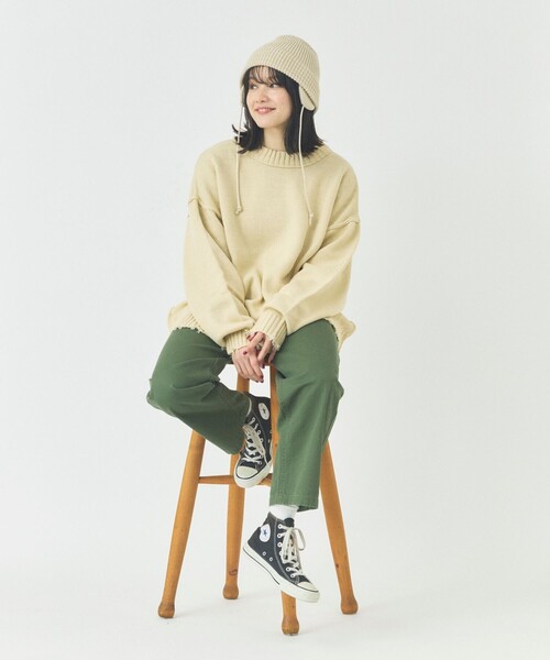 「FREAK'S STORE」 長(zhǎng)袖ニット SMALL グレー メンズ