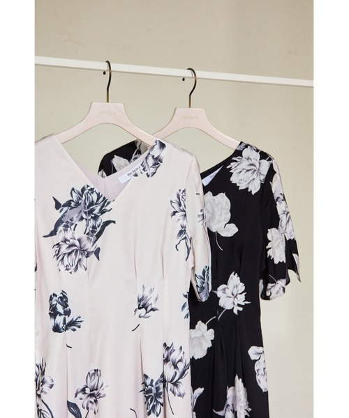 Her lip to」 半袖ワンピース S ブラック レディース