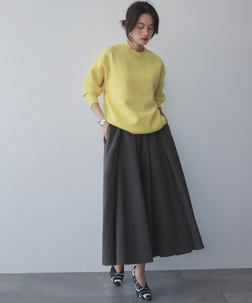 リゼッタ　2019 ワイドパンツ　キュロット solamonat poche｜リネンキャンバスワイドキュロット パンツ poche-rn