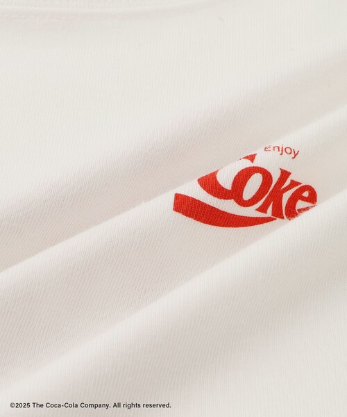 Coca Cola（コカコーラ） tシャツ 「Coca-Cola」「汗染み加工