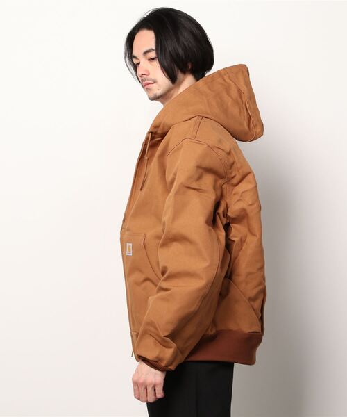 Carhartt ブラウン ジップアップジャケット