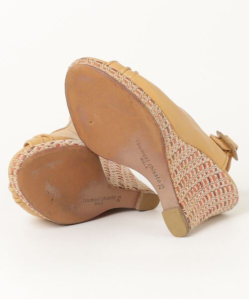 「tsumori chisato WALK」 ヒールサンダル 23cm ベージュ レディース_画像3