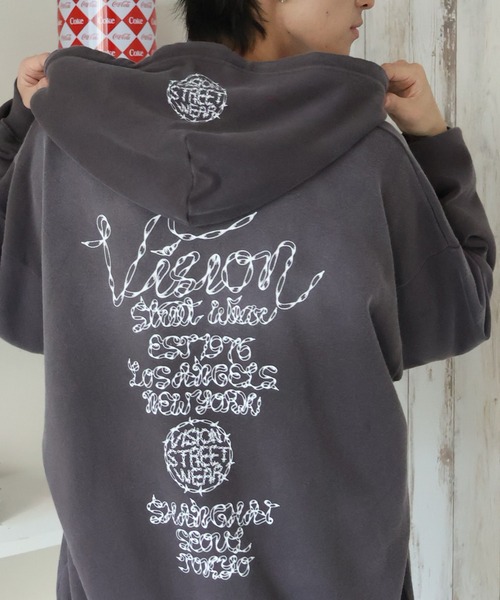 VISION STREET WEAR（ヴィジョンストリートウェア） パーカー 裏毛
