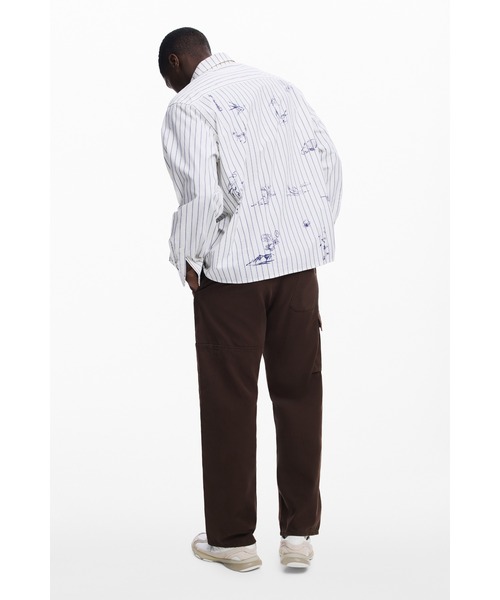 Desigual（デシグアル） シャツ グラフィティストライプ ストリート