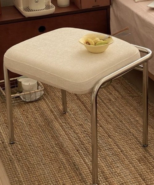 ヒュルスタ　確認用 家具 Cushion stainless frame stool : ZOZOTOWN Yahoo!店 - 通販
