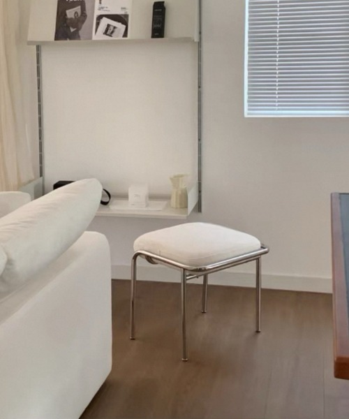 家具 Cushion stainless frame stool : ZOZOTOWN Yahoo!店 - 通販