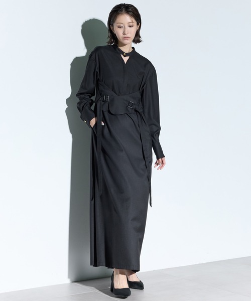 MURAL（ミューラル） ワンピース 「MURRAL/ミューラル」Cape belt