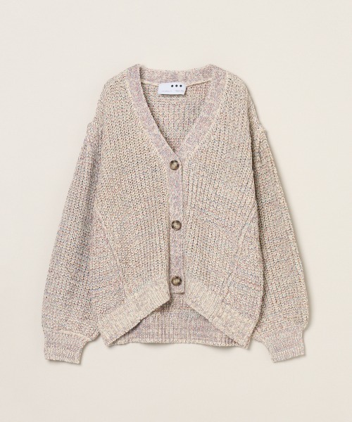 【新品】 three dots スパークリング カーディガン three dots（スリー ドッツ） ニット セーター スパークリング