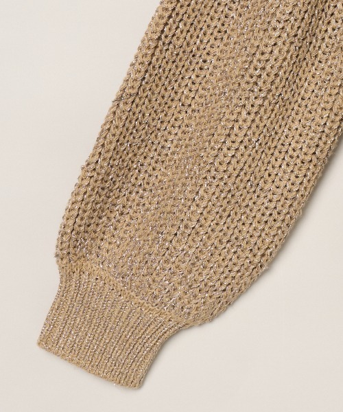 three dots（スリー ドッツ） ニット セーター スパークリング