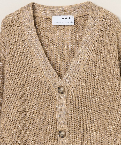 three dots（スリー ドッツ） ニット セーター スパークリング