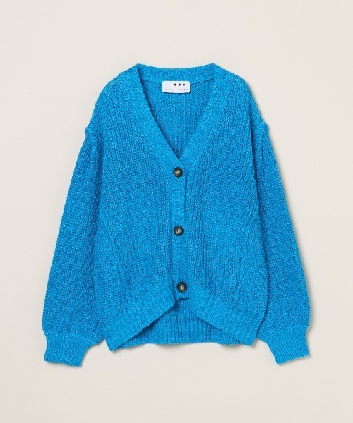 【新品】 three dots スパークリング カーディガン three dots（スリー ドッツ） ニット セーター スパークリング