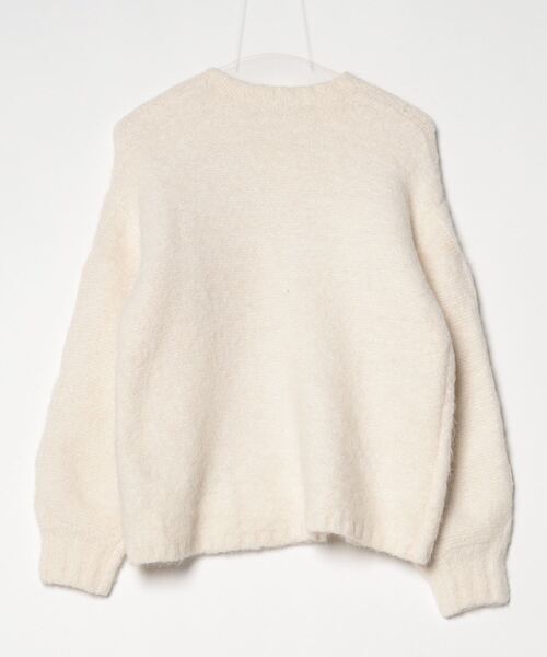 「MADEMOISELLE ROPE'」 長袖ニット 38 ホワイト レディース_画像2