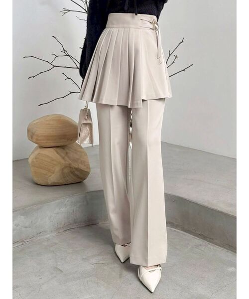 dazzlin（ダズリン） パンツ 2WAYレイヤードスカートパンツ レディース